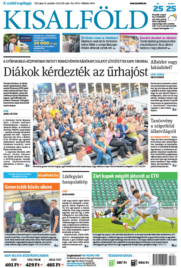 Lapszám: 2025.07.10.