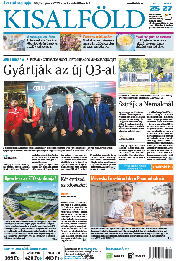 Lapszám: 2025.07.11. + MELLÉKLET