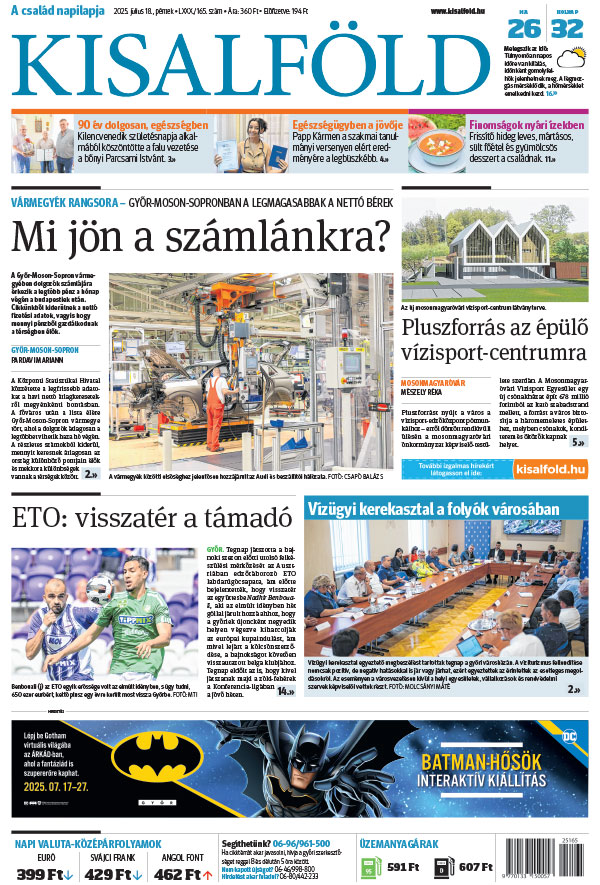 Lapszám: 2025.07.18. MELLÉKLET