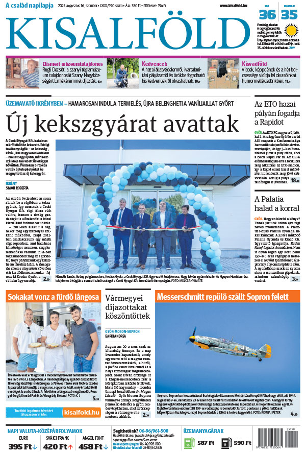 Lapszám: 2025.08.16.