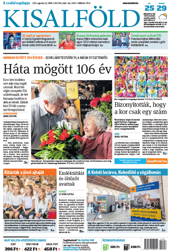 Lapszám: 2025.08.25.