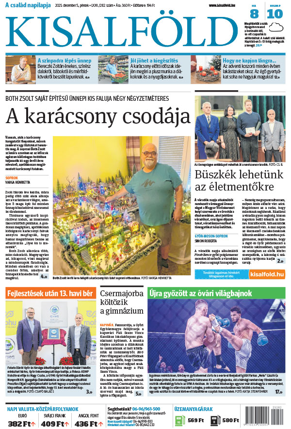 Lapszám: 2025.12.05. + MELLÉKLET