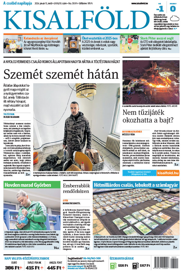 Lapszám: 2026. 01. 13.