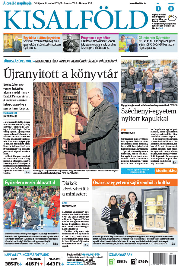 Lapszám: 2026. 01. 21.