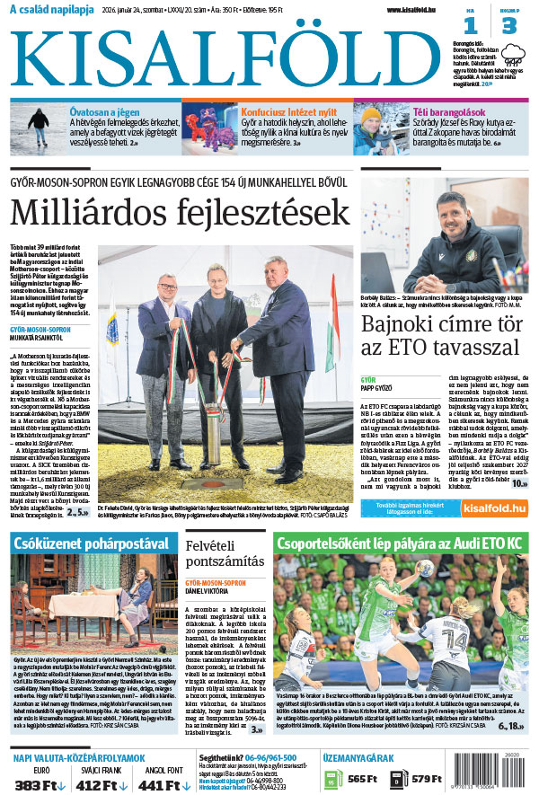 Lapszám: 2026. 01. 24.