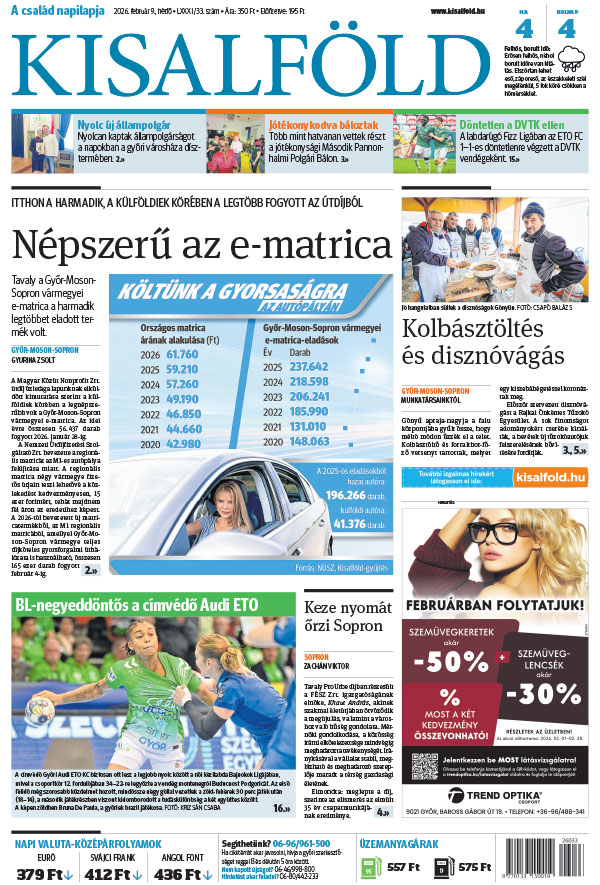 Lapszám: 2026. 02. 09.