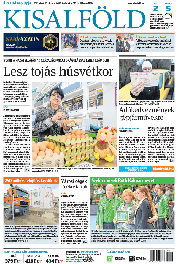 Lapszám: 2026. 02. 20. + MELLÉKLET