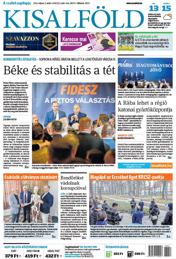 Lapszám: 2026. 03. 03.