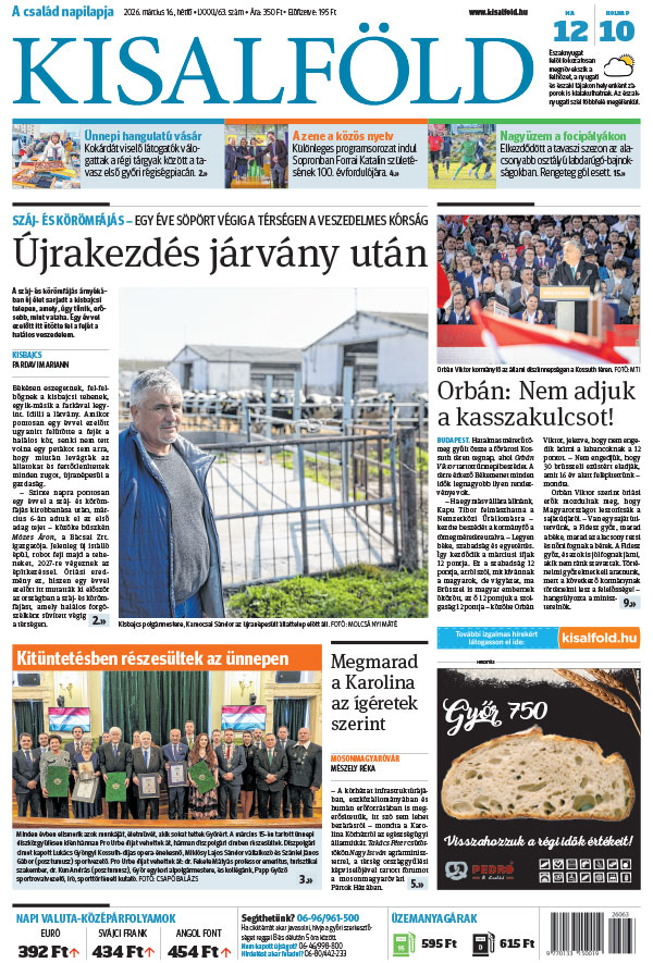 Lapszám: 2026. 03. 16.