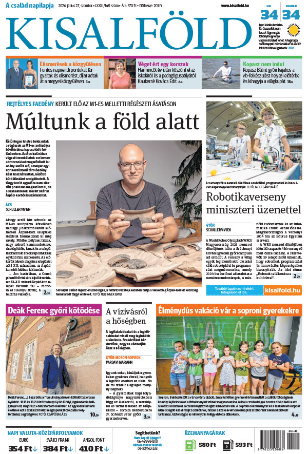 Lapszám: 2026. 06. 27.