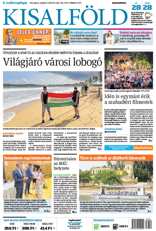Lapszám: 2026. 07. 02.
