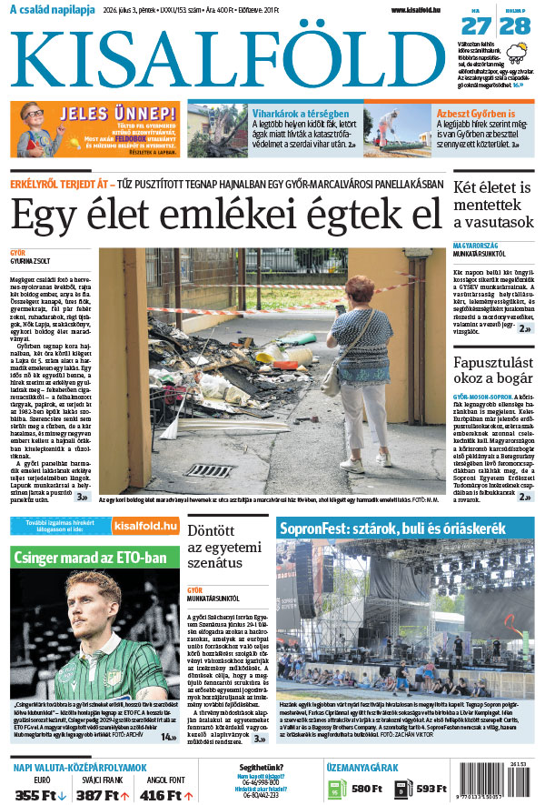 Lapszám: 2026. 07. 03.
