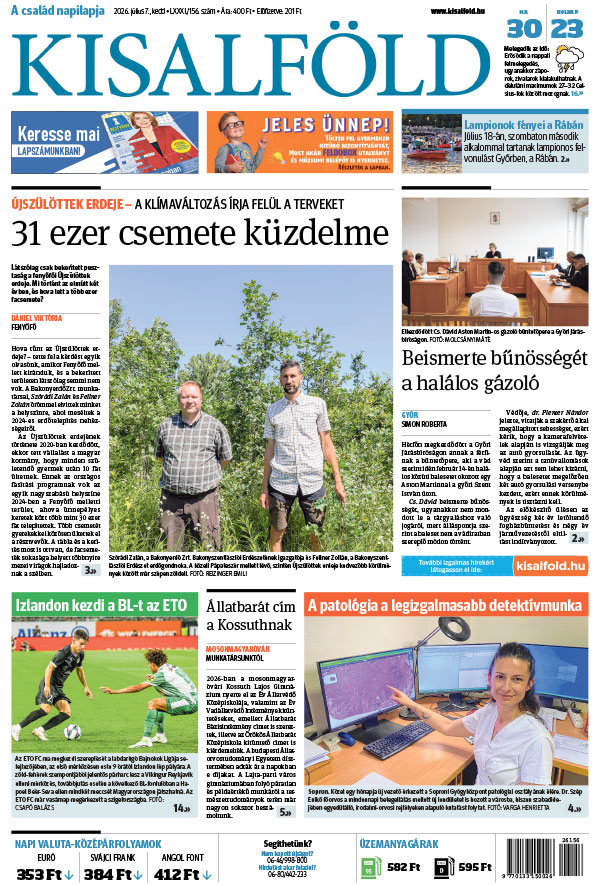 Lapszám: 2026. 07. 07.