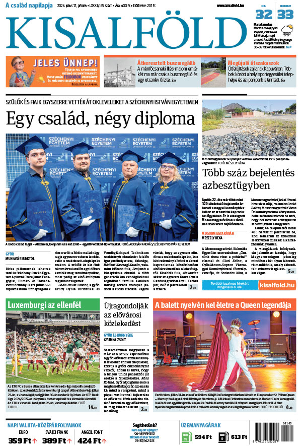 Lapszám: 2026. 07. 17.