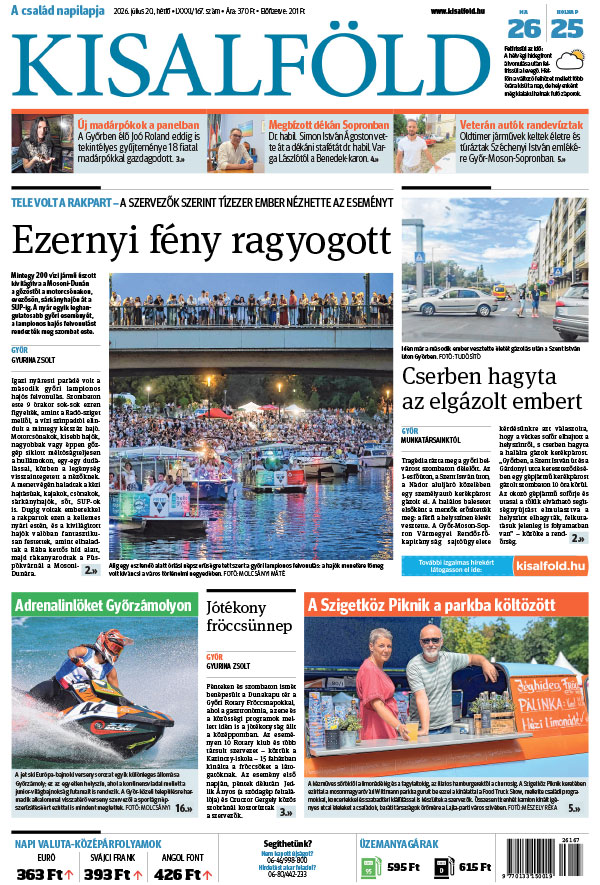 Lapszám: 2026. 07. 20.