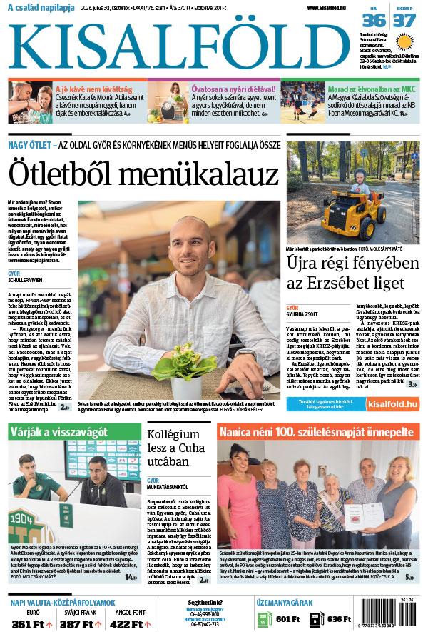 Lapszám: 2026. 07. 30.