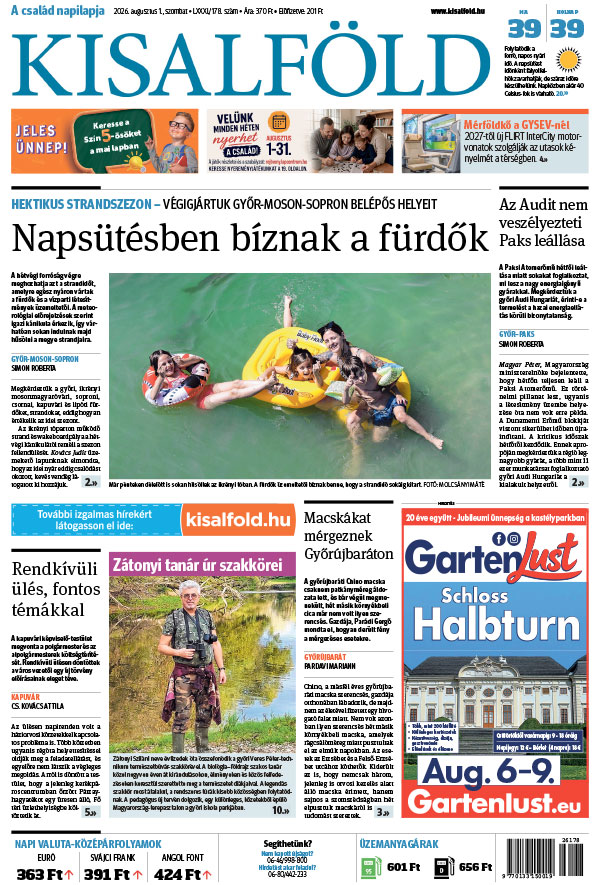 Lapszám: 2026. 08. 01.